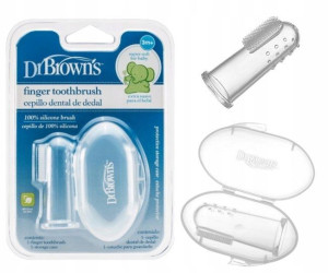 Dr Brown's Silikonowa Szczoteczka Na Palec 3m Etui