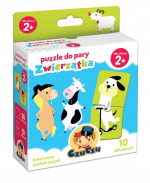 Czuczu Puzzle Do Pary Zwierzątka Czu Czu 2+