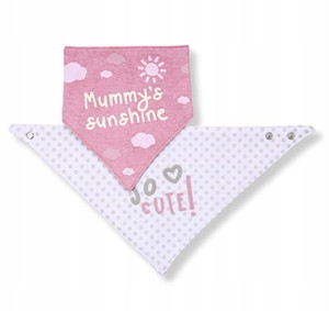Babyono Śliniak Apaszka 2w1 So Cute 2szt 879/03