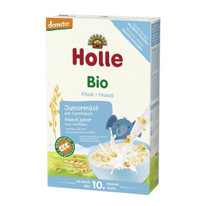 Holle Kaszka Musli Wielozbożowa Corn Flakes Bio