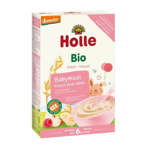 Holle Kaszka Zbożowa Musli Jabłko Banan Malina Bio