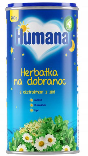 Humana Herbatka Na Dobranoc Po 4 Miesiącu 200g