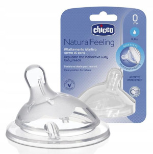CHICCO SMOCZEK DO BUTELKI NaturalFeeling 0m+ 1szt