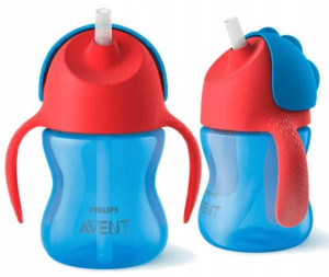 Avent Kubek Niekapek Bidon Ze Słomką 200 Ml 9 M+