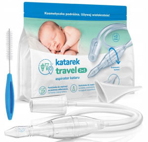 Katarek Travel Aspirator Ustny I Do Odkurzacza 2w1