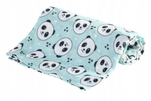 Bc Pieluszka Bambusowa 100% Otulacz 30x30 Panda M