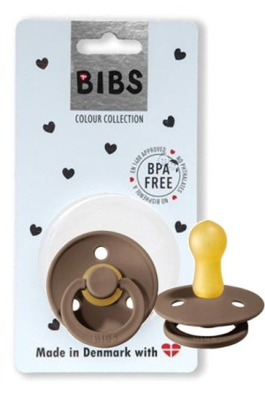 Bibs Smoczek Uspokajający Hevea 6+ Dark Oak M