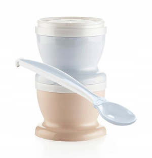 Thermobaby Pojemnik Na Jedzenie Z Łyżeczką Blue