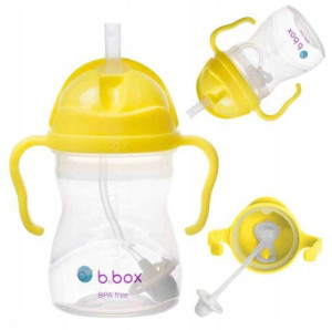 Nowy B.box Innowacyjny Kubek Niekapek 240ml Yellow