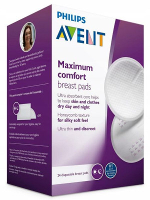 Avent Ulepszone Wkładki Jednorazowe 254/24 24szt