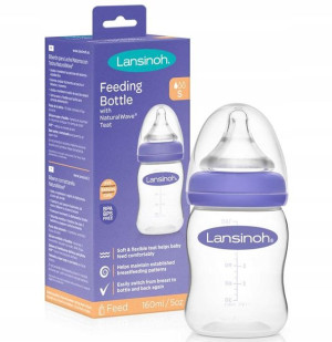 Lansinoh Butelka 160ml Smoczek Wolny Przepływ