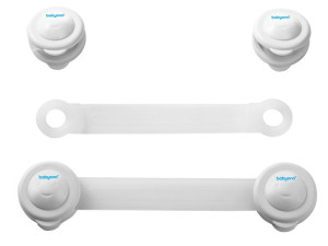 Babyono Zabezpieczenie Szafek Szuflad White X2 953