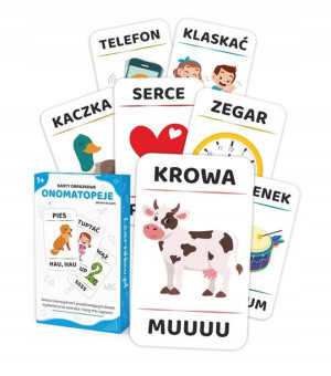 Karty obrazkowe - Onomatopeje 45 kart LearnHow