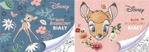 Blok rysunkowy A4/20K biały Bambi