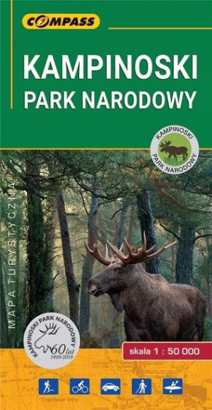 Mapa - Kampinoski Park Narodowy 1:50 000 praca zbi
