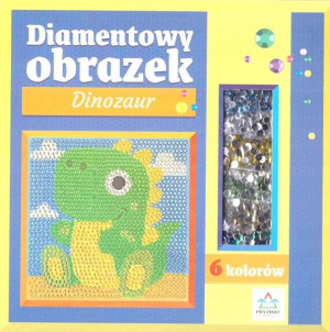 Diamentowy obrazek. Dinozaur