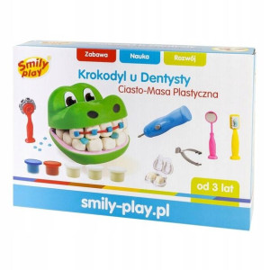 Ciasto-masa Krokodyl u Dentysty Smily Play
