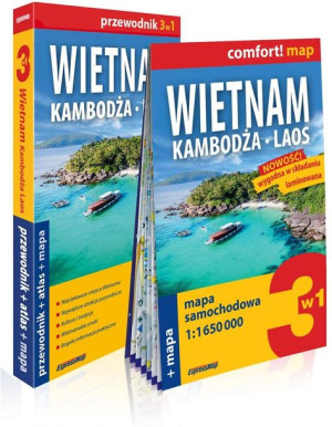 Comfort! map Wietnam, Kambodża, Laos 3w1 w.2020