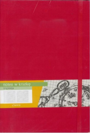 Notes B5 Kratka Impresja Czerwony ANTRA