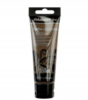Farba akrylowa 75ml 091 brązowa Titanum
