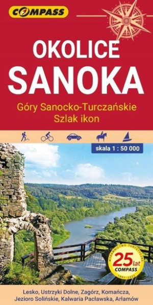 Mapa - Okolice Sanoka... 1:50 000 w.2