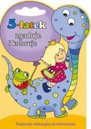 5-latek zgaduje i koloruje