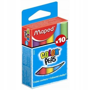 Kreda Colorpeps kolorowa 10 sztuk MAPED