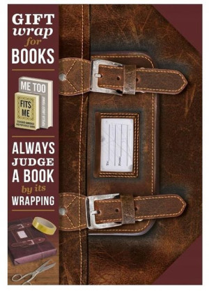Gift wrap Papier do książki Leather satchel