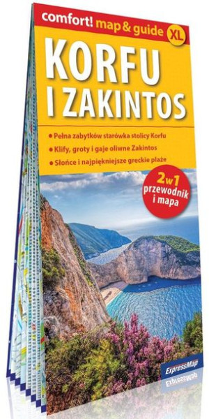 Comfort! map&guide XL Korfu i Zakintos 2w1 w.2