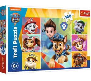 Puzzle 160 Spotkanie Psiego Patrolu TREFL