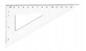 Ekierka prostokątna 14.5cm BL004-B