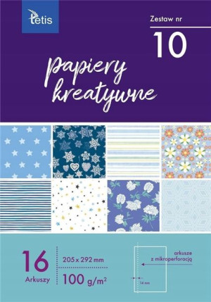 Papiery kreatywne A4 16 kartek nr 10 KB030-10