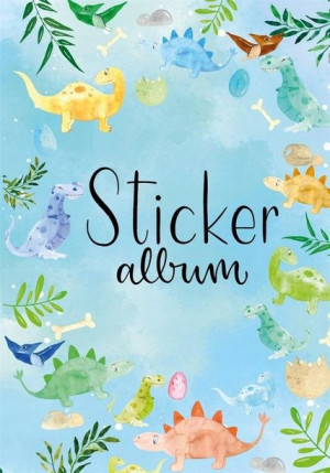 Album na naklejki - Dinozaury