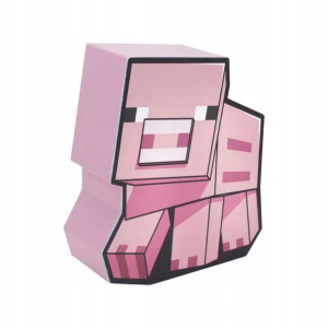 Minecraft Pig Box Light Świnia 16cm