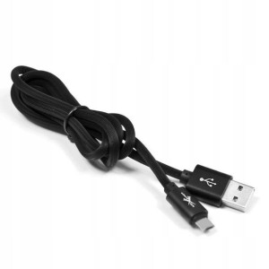 Extreme Czarny Silikonowy Przewód USB TYP-C 200cm