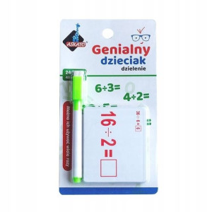 Genialny dzieciak - fiszki matematyczne dzielenie