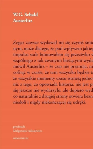 Sebald T.1 Austerlitz