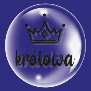 Balon 45cm Królowa czarny TUBAN