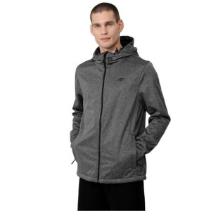 Kurtka męska 4f softshell średni szary melanż h4z22 sfm350 24m