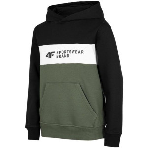Bluza dla chłopca 4f morska zieleń hjz22 jblm003 46s