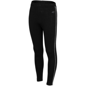 Legginsy dla dziewczynki 4f głęboka czerń hjz22 jleg004 20s