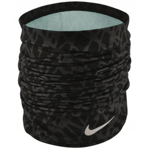 Komin nike dri-fit wrap 2.0 animal print czarno-szary n1002585045os