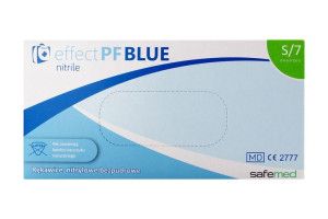 Rękawiczki Nitrylowe Safemed Effect PF blue 100 szt.