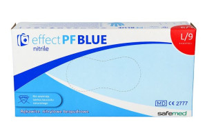Rękawiczki Nitrylowe Safemed Effect PF blue 100 szt.