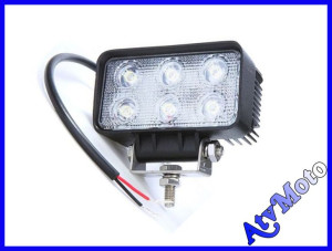 Lampa LED 6x3W - L0099 prostokątna