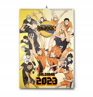Kalendarz Haikyuu 2023 A4 anime