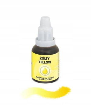 Barwnik Spożywczy W Płynie - Żółty - 20ml