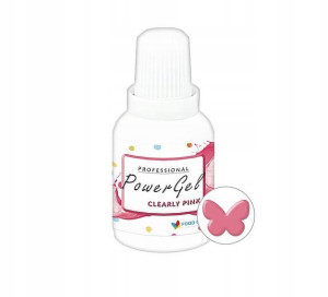 BARWNIK SPOŻYWCZY W ŻELU - Clearly Pink różowy 20g