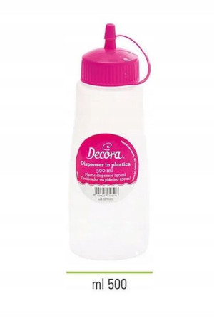 Butelka Pojemnik Do Dekoracji 500 ml - Decora