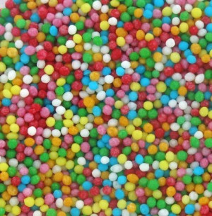 Maczek Cukrowy Owocowy - Kolorowy Mix - 50g